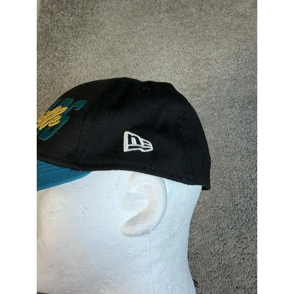 Jacksonville Jaguars Hat Cap Fitted Mens XL Black NFL Football New Era